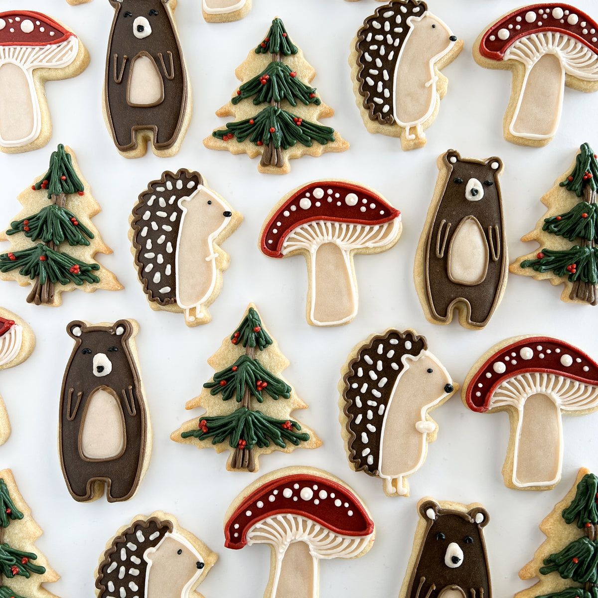 Woodland Animals Sugar Cookie Set