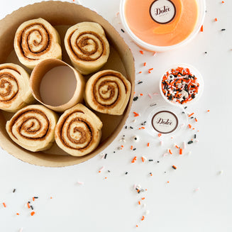 Spooky Cinnamon Rolls - Take & Bake