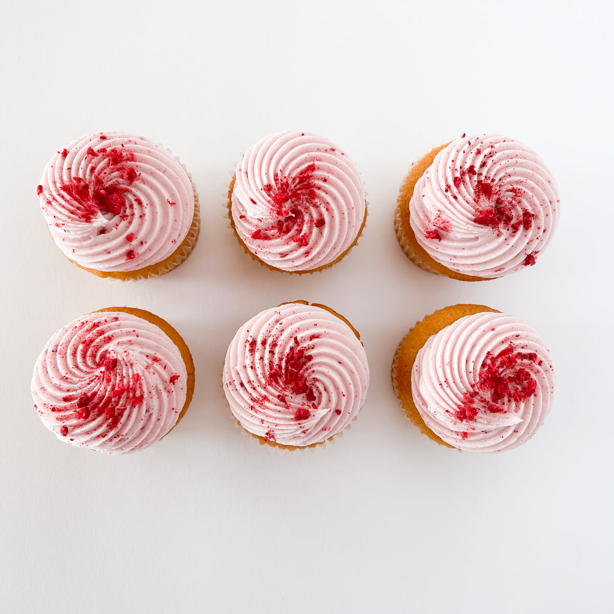 Raspberry Champagne Cupcakes