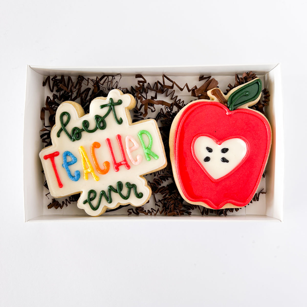 Best Teacher Ever Cookie Gift Box