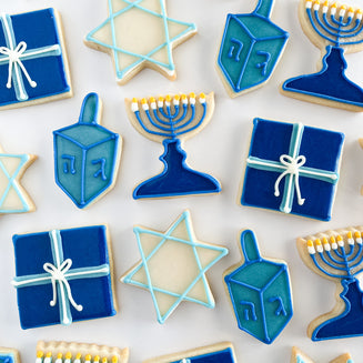 Hanukkah Sugar Cookies