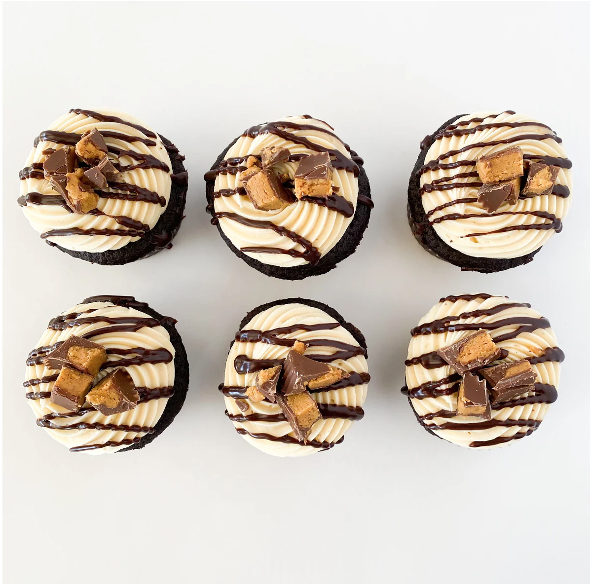 Peanut Butter Chocolate Cupcakes