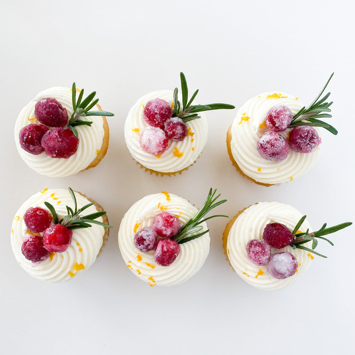 Cranberry Orange Almond Cupcakes