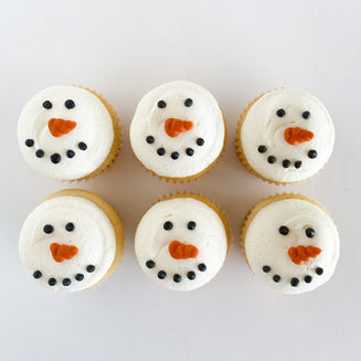 Snowman Cupcakes