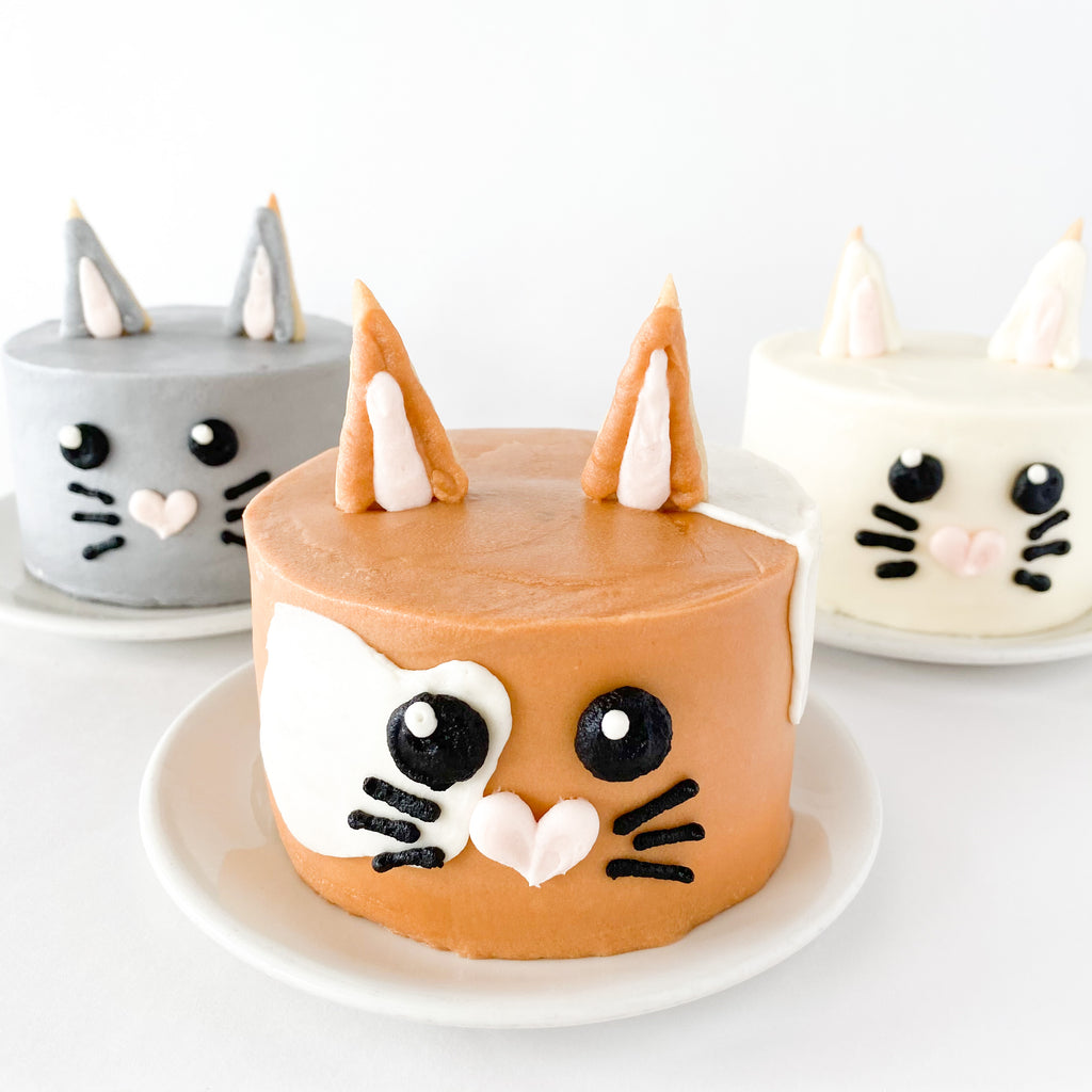 Cute Cats 6th birthday cake - Cakey Goodness